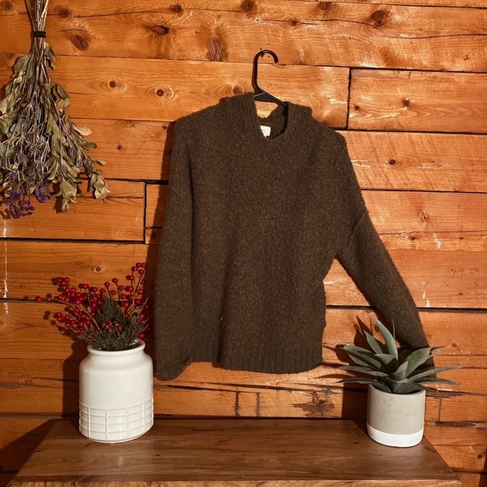 A new day hooded sweater